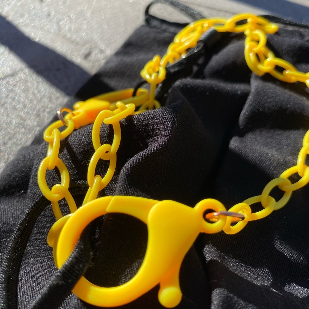 ⭐️SOLD⭐️ Mask Chain - Yellow